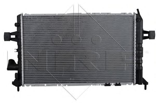 Радиатор охлаждения OPEL ASTRA G (98-) 1.7 TD (NRF) 506616 - фото 2