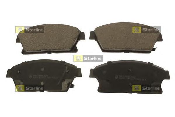 Колодки тормозные задние (дисковые) комплект (Starline) BD S707 - фото 