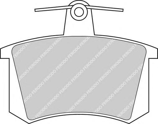 Колодки гальмівні задні (вир-во FERODO) FDB222 - фото 