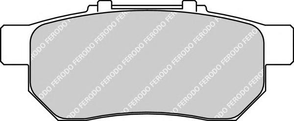 Гальмівні колодки, дискові (вир-во FERODO) FDB778 - фото 