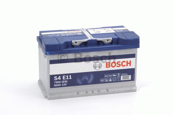 Аккумулятор Bosch S4 EFB 80 Ah, EN 730 правый 315x175x190 (ДхШхВ) с-ма START-STOP (BOSC - фото 