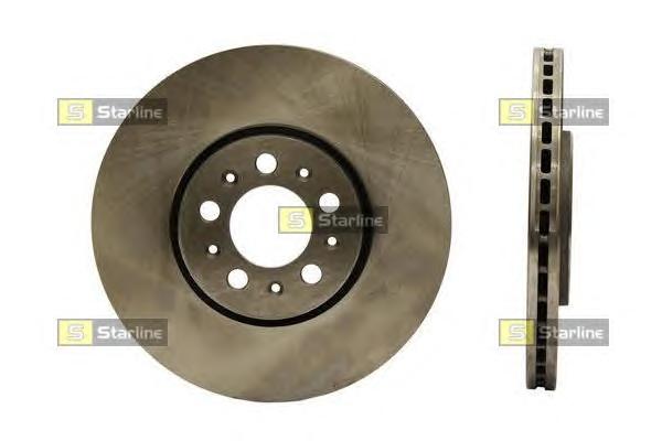 Диск тормозной передний (в упаковке два диска, цена указана за один) (Starline) PB2480 - фото 1