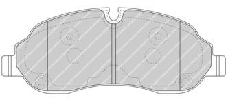 Колодки гальмівні дискові (вир-во Ferodo) FERODO FVR4661 - фото 
