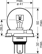 Лампа R2 (OSRAM) - фото 