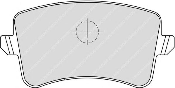 Гальмівні колодки, дискові (вир-во FERODO) FDB4050 - фото 1