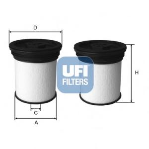 Топливный фильтр UFI Filters 26.047.00 - фото 