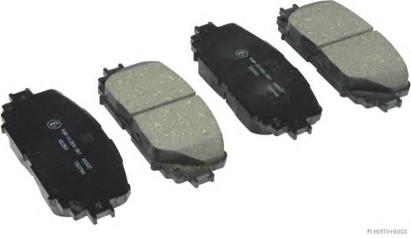 Колодки тормозные дисковые передние LEXUS, TOYOTA (Jakoparts) HERTH+BUSS JAKOPARTS J3602127 - фото 