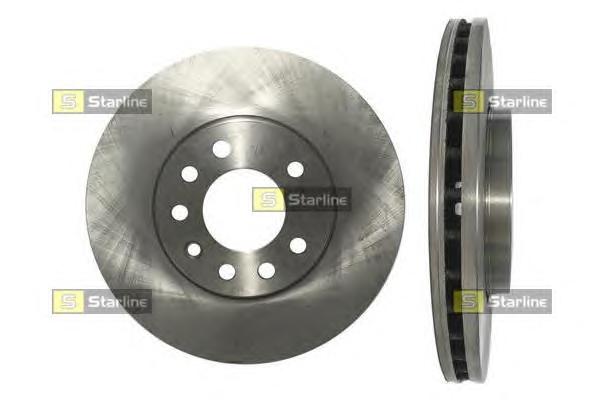 Диск тормозной передний вентилируемый (в упаковке два диска, цена указана за один) (Starline) - фото 