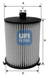 Фильтр топливный (UFI) 26.073.00 - фото 