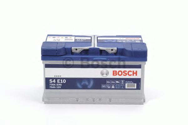 Аккумулятор BOSCH S4 EFB 75 AH, EN 730 R+ 315X175X175 СИСТЕМА START-STOP 0 092 S4E 100 - фото 1