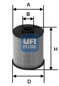 Паливний фільтр UFI 26.077.00 - фото 