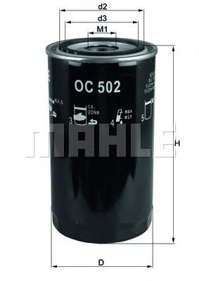 Фільтр масляний (KNECHT) OC502 - фото 
