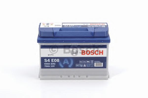 Аккумулятор Bosch S4 EFB 70 Ah, EN 650 правый 278x175x190 (ДхШхВ) с-ма START-STOP (BOSC BOSCH 0 092 S4E 080 - фото 1