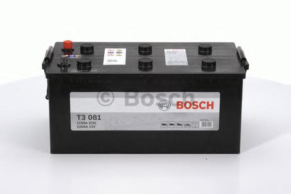 Акумулятор  220Ah-12v BOSCH (T3081) (518x276x242),L,EN1150 РОЗПРОДАЖ 0092T30810 - фото 1