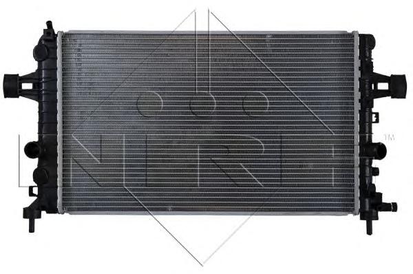 Радіатор охолодження двигуна (вир-во Nissens) NRF 53442 - фото 1
