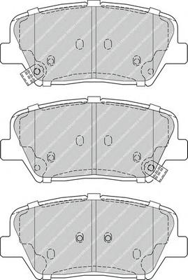 Гальмівні колодки, дискові (ви-во FERODO) FDB4396 - фото 1