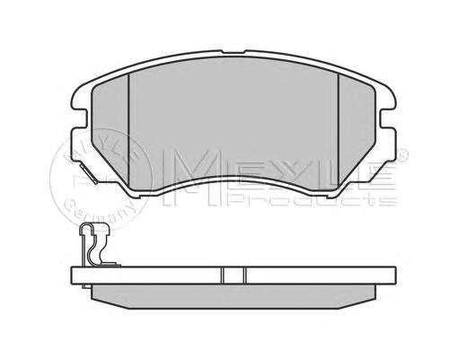 Колодки гальмівні (передні) Hyundai ( Вир-во MEYLE ) 025 238 9116/W - фото 1