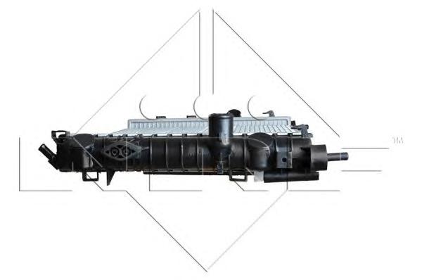 Радіатор охолодження двигуна (вир-во Nissens) NRF 53442 - фото 3