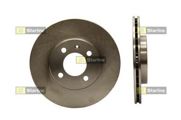Диск тормозной передний (вентилируемый) (в упаковке два диска, цена указана за один) (Starline) PB2050 - фото 1