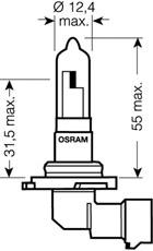 Лампа розжарювання, фара далекого світла OSRAM 9005 - фото 