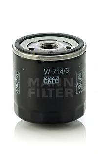 Фільтр масляний (MANN-FILTER) W 714/3 - фото 