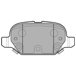 Гальмівні колодки, дискові (вир-во DELPHI) LP2761 - фото 