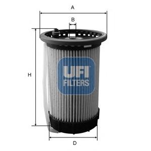 Фильтр топливный (UFI) 26.065.00 - фото 