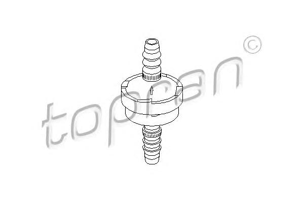 Зворотній клапан склоомивача (ви-во TOPRAN) 112 283 - фото 