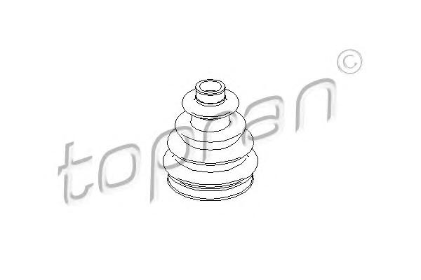 Комплект пильовиків гумових (TOPRAN) 300 300 - фото 