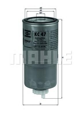 Фільтр палива (KNECHT) KC47 - фото 