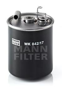 Фільтр палива (ви-во MANN FILTER) WK 842/17 - фото 