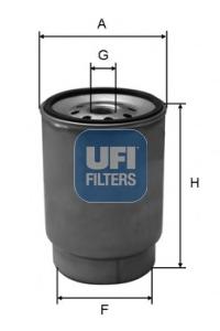 Фільтр паливний (UFI) - фото 