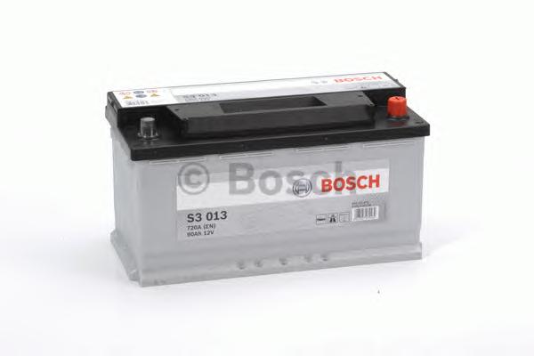 Аккумулятор  90Ah-12v BOSCH (S3013) (353x175x190),R,EN720 РАСПРОДАЖА - фото 