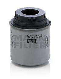 Фильтр масляный 1,2 TSI (вир-во MANN) W712/94 - фото 