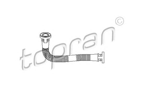 Трубка вентиляції картера (ви-во TOPRAN) - фото 