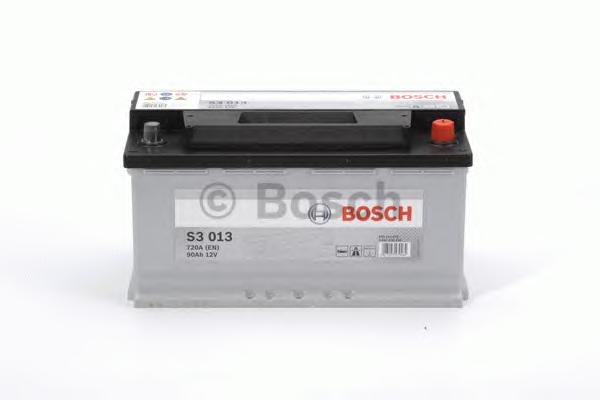 Аккумулятор  90Ah-12v BOSCH (S3013) (353x175x190),R,EN720 РАСПРОДАЖА 0092S30130 - фото 1