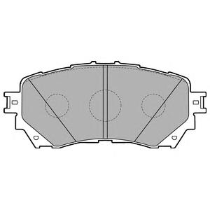Гальмівні колодки, дискові (вир-во DELPHI) LP2487 - фото 