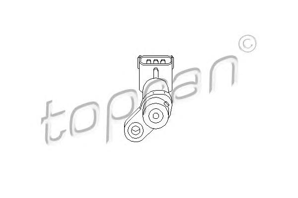 Датчик положення колінвалу (ви-во TOPRAN) - фото 