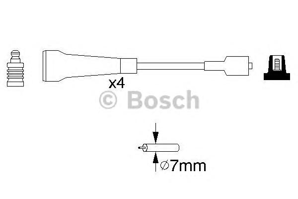 Комплект проводів запалення (BOSCH) - фото 