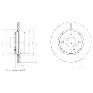 Гальмівний диск (вир-во DELPHI) BG4170C - фото 