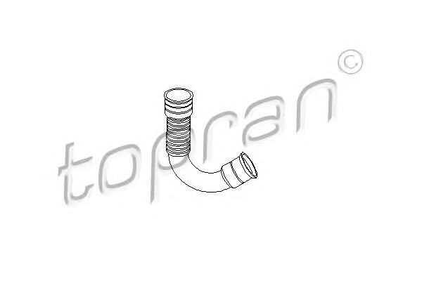 Патрубок вентиляції (ви-во TOPRAN) - фото 