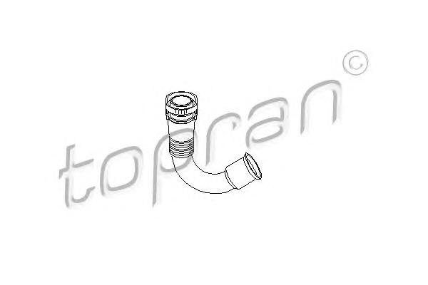 Патрубок вентиляції (TOPRAN) 110 957 - фото 