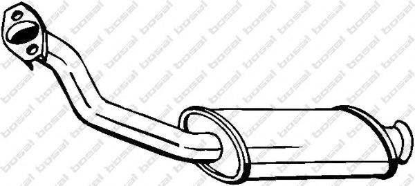 Передній глушник,випускна сист (Bosal) - фото 