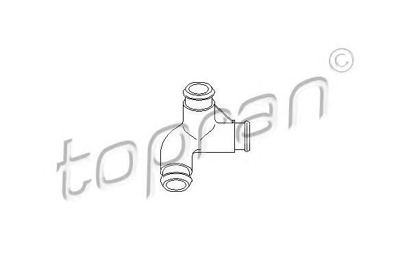 Патрубок вентиляції (TOPRAN) - фото 