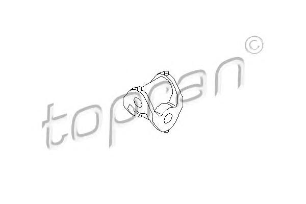 Кріплення штока КПП (ви-во TOPRAN) - фото 