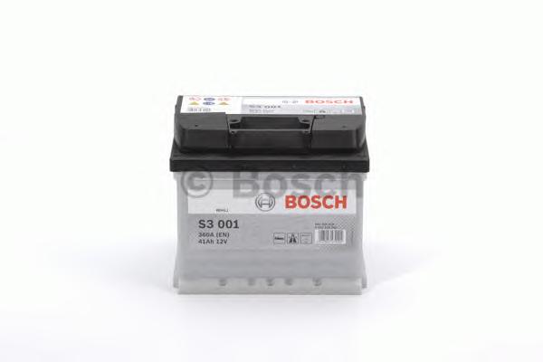 Аккумулятор   41Ah-12v BOSCH (S3001) (207x175x175),R,EN360 !КАТ-20% 0092S30010 - фото 1