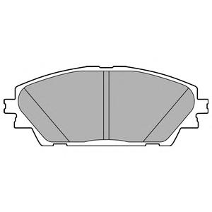 Гальмівні колодки, дискові (вир-во DELPHI) - фото 