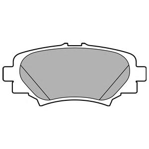 Гальмівні колодки, дискові (вир-во DELPHI) - фото 