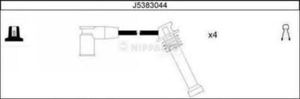 Комплект проводов зажигания ( NIP) NIPPARTS J5383044 - фото 