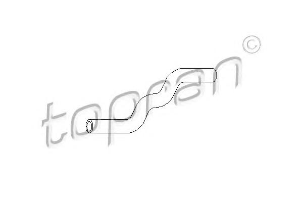 Патрубок радіатора пічки (TOPRAN) 102 873 - фото 
